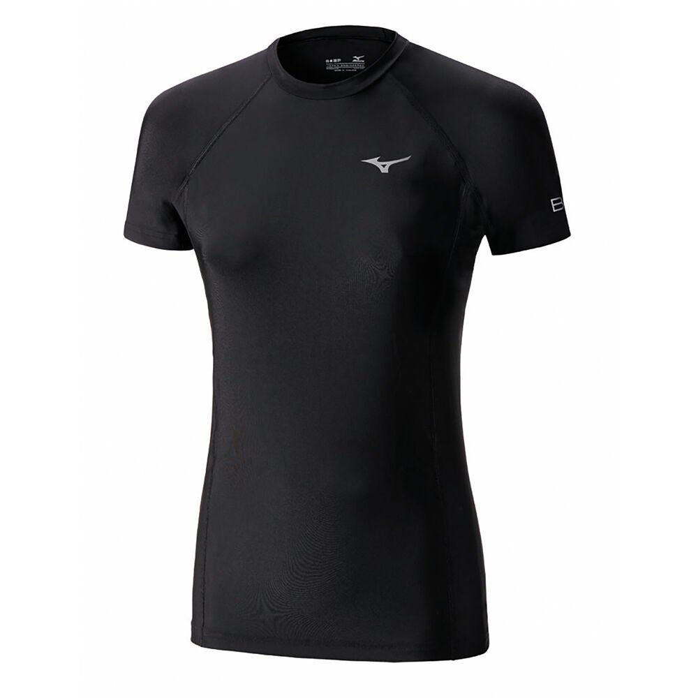 Mizuno Women's Bio Gear SS T-Shirts Black (32GA8F5209-DHL)